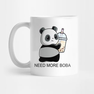 Cute Little Bobaholic Panda Needs More Boba! Mug